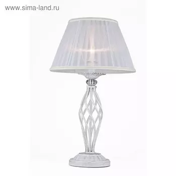 Светильник настольный Maytoni ARM247-00-G, 1хE14, 40Вт, 32х32х56 см, цвет белый с золотом