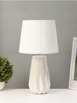 Настольная лампа «Грация» 140 Вт Е14 кремовый перламутр 222241 см