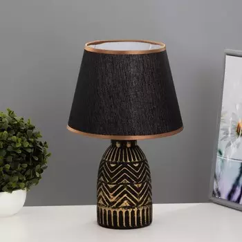 Настольная лампа "Харби" Е14 40Вт черный 21х21х35 см