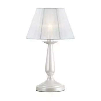 Настольная лампа HAYLEY 1x60Вт E14 белый