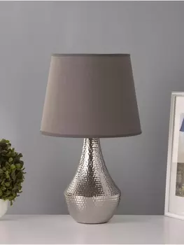Настольная лампа «Хелена» 115 Вт Е14 серый 252539 см
