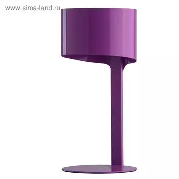 Настольная лампа "Идея" 1x40W E14 фиолетовый x15x33см