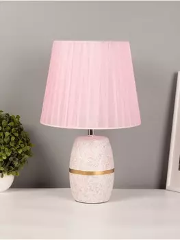 Настольная лампа «Изабелла» Е14 40 Вт розовый 202034 см RISALUX