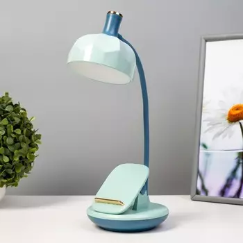 Настольная лампа Эдельс LED 3 Вт 3000-6000К USB АКБ лазурный 12.512.539.5 см RISALUX