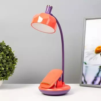 Настольная лампа Эдельс LED 3 Вт 3000-6000К USB АКБ оранжевый 12.512.539.5 см RISALUX
