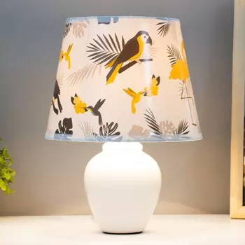 Настольная лампа "Экзотика" Е14 15Вт белый RISALUX