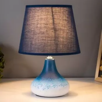 Настольная лампа "Элария" Е14 40Вт белый 20х20х28 см