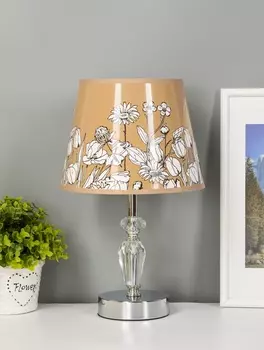 Настольная лампа «Элла» Е14 40вт хром 202033.5 см RISALUX