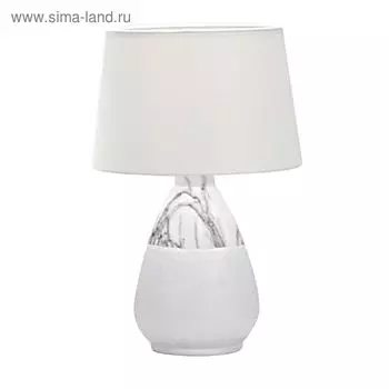 Настольная лампа «Элзбета», E27, 160W белый 28x28x43 см