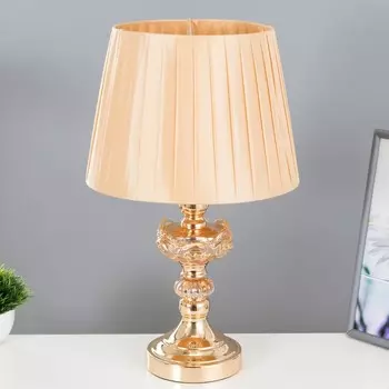 Настольная лампа "Эмира" Е27 40Вт золото 29х29х50 см