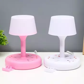 Настольная лампа «Эра» LED 5 Вт 3000К-6000К 4 розетки 2хUSB2.0 МИКС 151522 см RISALUX