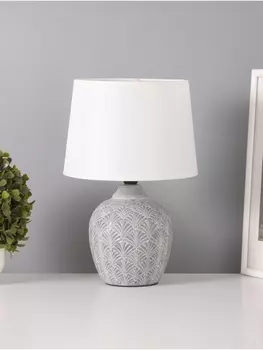 Настольная лампа «Каролина» 115 Вт Е14 серый 202029 см