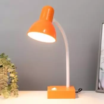Настольная лампа Кидс 1x60Вт E27 оранжевый 13х11,5х47 см RISALUX