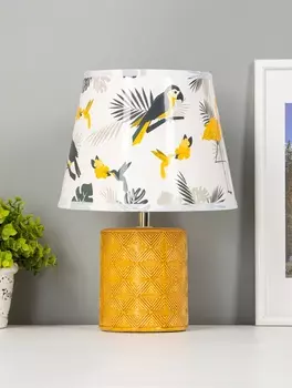 Настольная лампа «Кито» 140 Вт Е14 горчичный 202025 см RISALUX