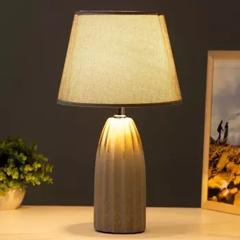 Настольная лампа «Конкомбр» 1хE14 серый 22.522.539 см RISALUX