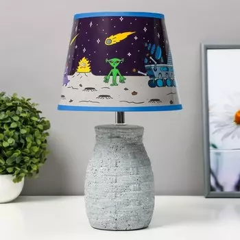 Настольная лампа с абажуром RISALUX «Космос», Е14, 15 Вт, 202033.5 см