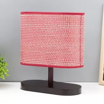 Настольная лампа «Лара» Е27 40 Вт бордовый 251030 см RISALUX