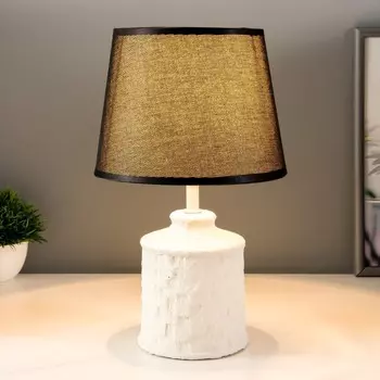 Настольная лампа «Лейла» Е14 40 Вт черно-белый 202033 см RISALUX