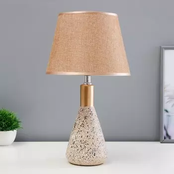 Настольная лампа «Леона» Е14 40 Вт бежево-золотой 232341 см