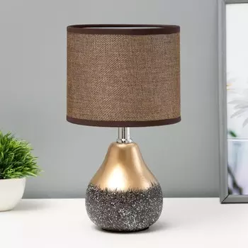 Настольная лампа «Лиана» Е14 40 Вт черно-золотой 151528 см