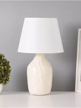 Настольная лампа «Линии» 115 Вт Е14 белый 252536 см