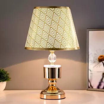 Настольная лампа «Луана» Е27 40 Вт золото 252441 см RISALUX