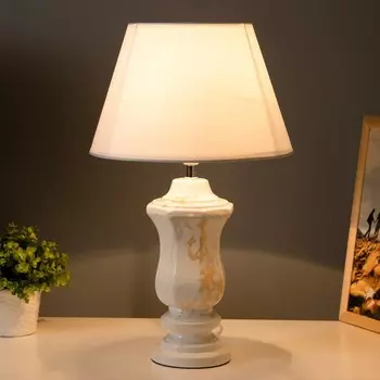 Настольная лампа «Лунет» Е27 40 Вт белый 282845 см RISALUX