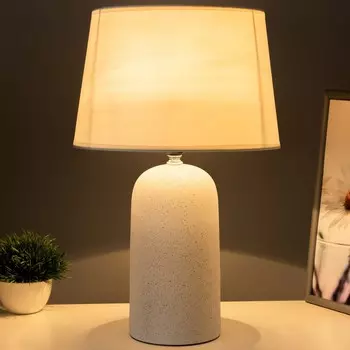 Настольная лампа "Малика" Е27 40Вт серый 30х30х43,5см RISALUX