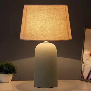 Настольная лампа "Малика" Е27 40Вт зеленый 30х30х43,5см RISALUX