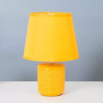 Настольная лампа "Манолия" Е14 40Вт желтый 18х18х27 см RISALUX