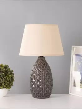 Настольная лампа «Марианна» 115 Вт Е14 серый 282845 см