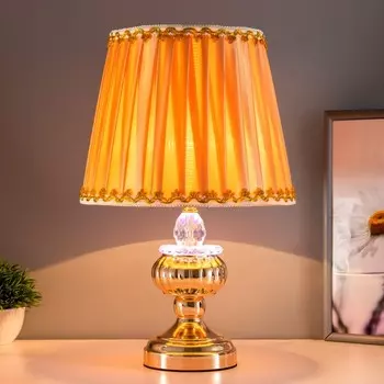 Настольная лампа "Мария" Е27 40Вт золото 25х24х41 см RISALUX