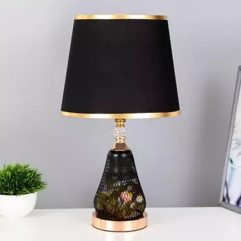 Настольная лампа «Маркелла» Е27 40 Вт черно-золотой 252544 см