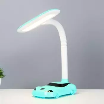 Настольная лампа "Машина" LED 4Вт голубой 19,5х23х47 см RISALUX