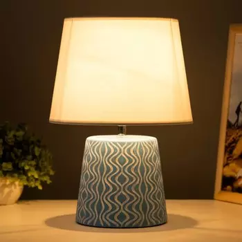 Настольная лампа «Маура» Е14 40 Вт голубой 232333 см RISALUX