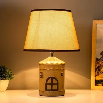 Настольная лампа «Мейзон» E14 40 Вт коричневый 22.522.533.5 см RISALUX