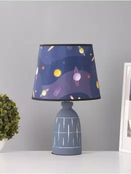 Настольная лампа «Меркури» Е14 40 Вт синий 242440 см RISALUX