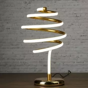 Настольная лампа металл, силикон «Спираль» 5 Вт от 220 В 22.522.537.5 RISALUX