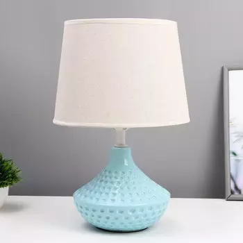 Настольная лампа «Мира» Е27 40 Вт голубой 252537 см RISALUX