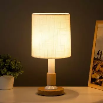 Настольная лампа «Мирабель» E27 40 Вт белый 161636.5 см RISALUX