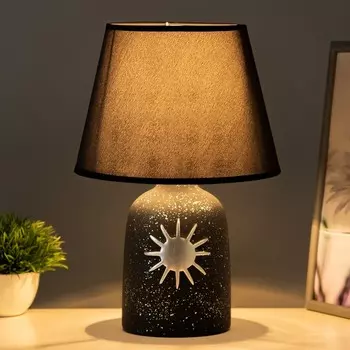 Настольная лампа «Мирель» Е14 40 Вт черный 22.522.534 см RISALUX