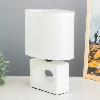 Настольная лампа «Мишель» Е27 40 Вт белый 12.52027 см RISALUX