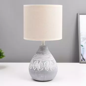 Настольная лампа «Моника» Е14 40 Вт серый 171733 см RISALUX