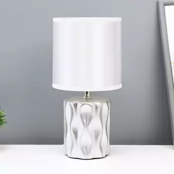 Настольная лампа «Мюриэль» Е14 40 Вт серебро 131326.5 см