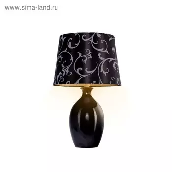 Настольная лампа Myndee 40Вт E14, чёрный 25x25x40 см