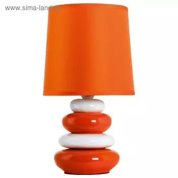 Настольная лампа Naretha 40Вт E14 оранжевый 15x15x27см