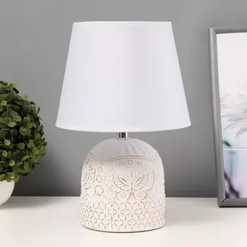 Настольная лампа «Нерис» Е14 40 Вт бело-золотой 202029 см