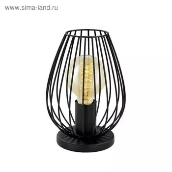 Настольная лампа NEWTOWN 1x60Вт E27, венге 16x16x23 см