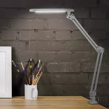 Настольная лампа NLED-441-7W-S серебро