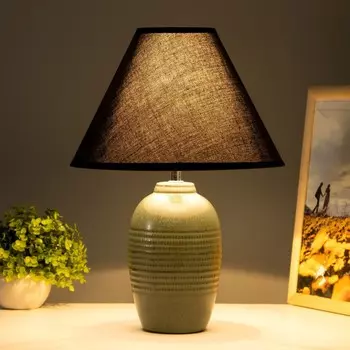 Настольная лампа «Ноеми» Е14 40 Вт серый 27.527.539 см RISALUX